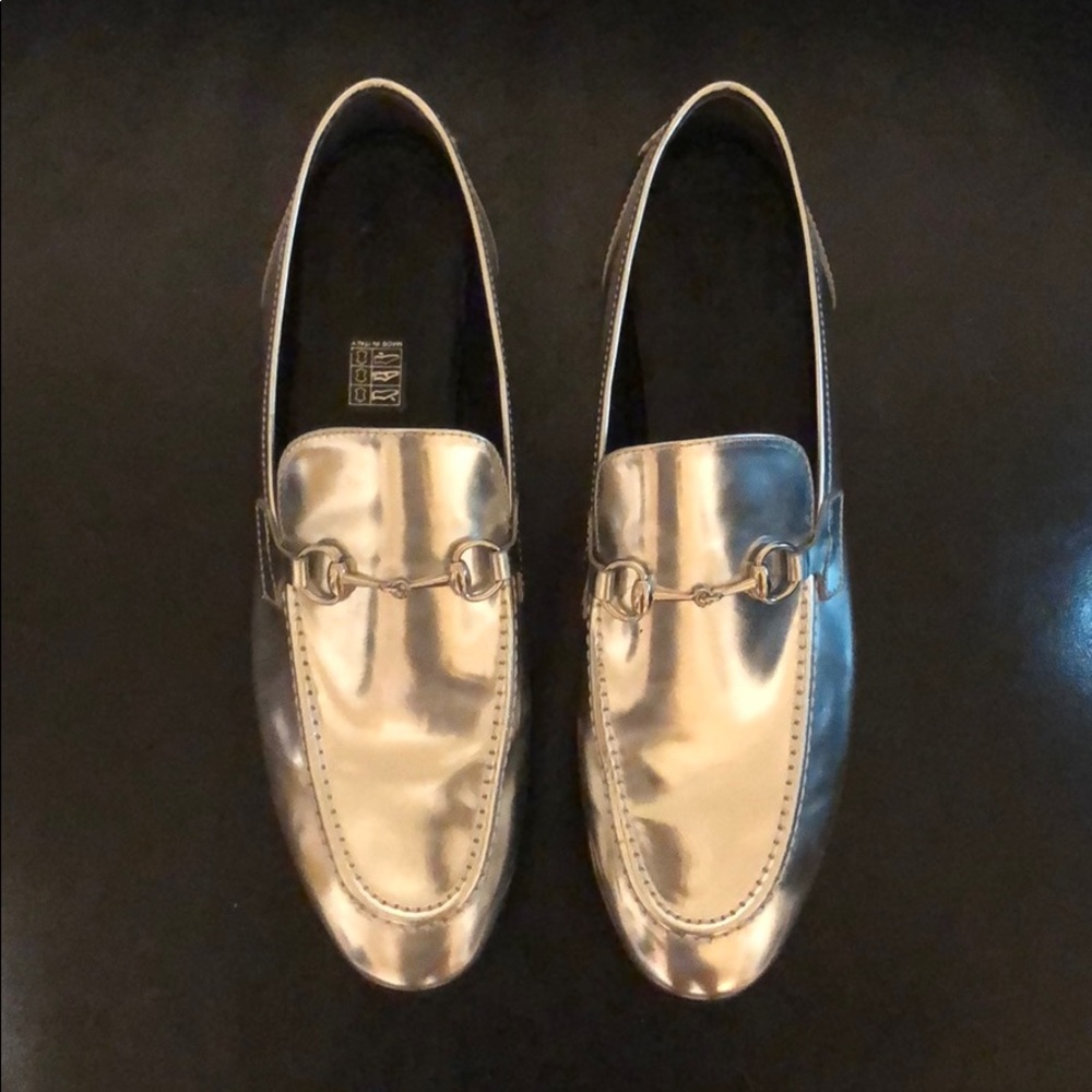 Ladies Gucci Jordaan Horsebit loafer, Size 41